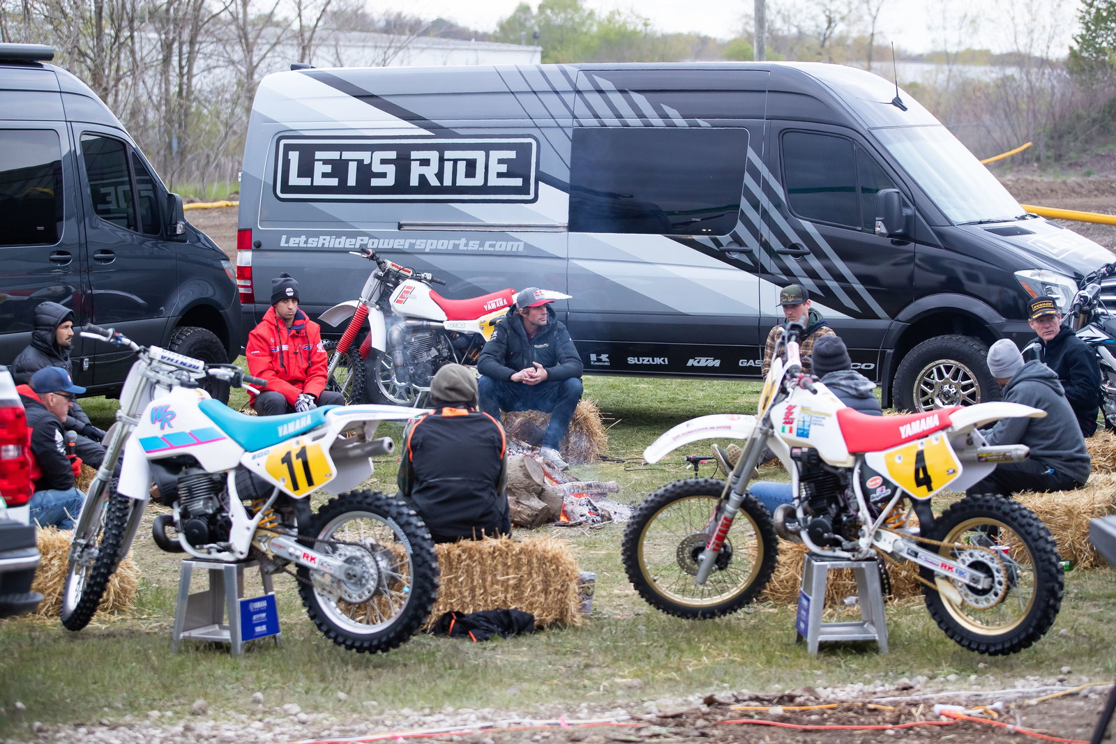 Socially-distant trash talk from ten motocross legends.