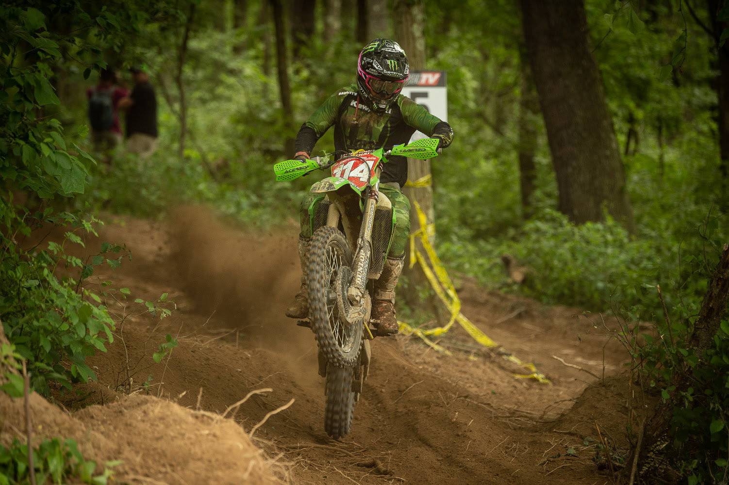 Josh Strang (Babbitt's Online/Monster Energy Kawasaki) battled his way back to second overall.