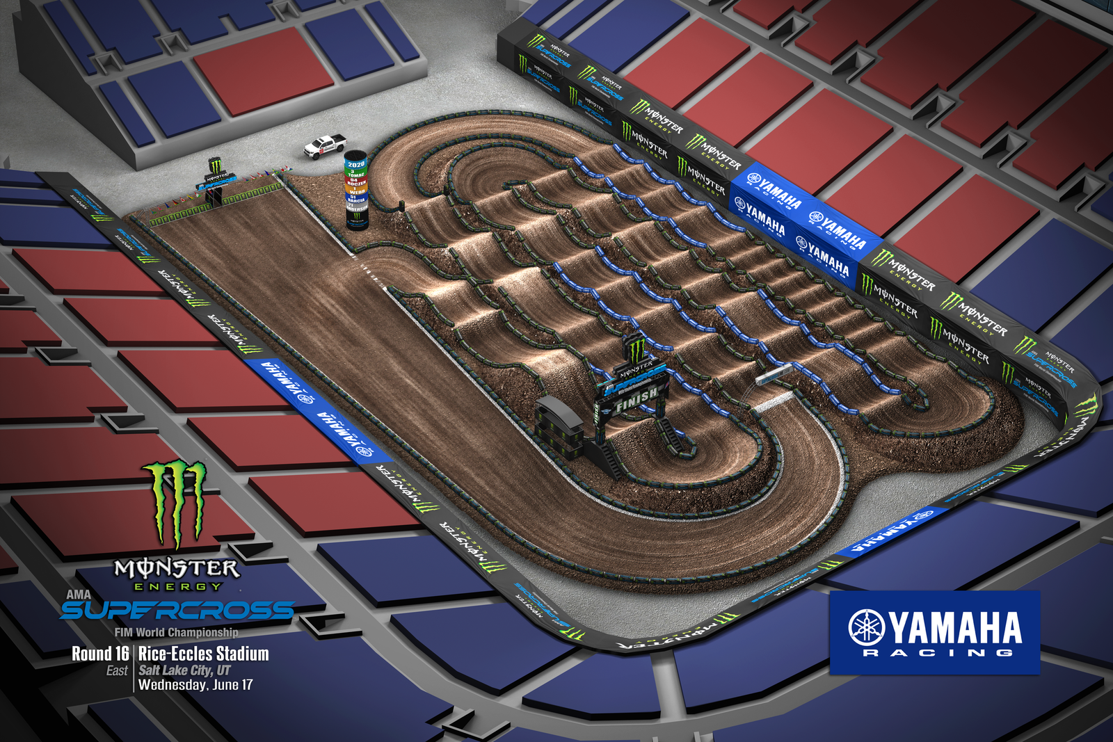 Salt Lake City 6 Animated Track Map