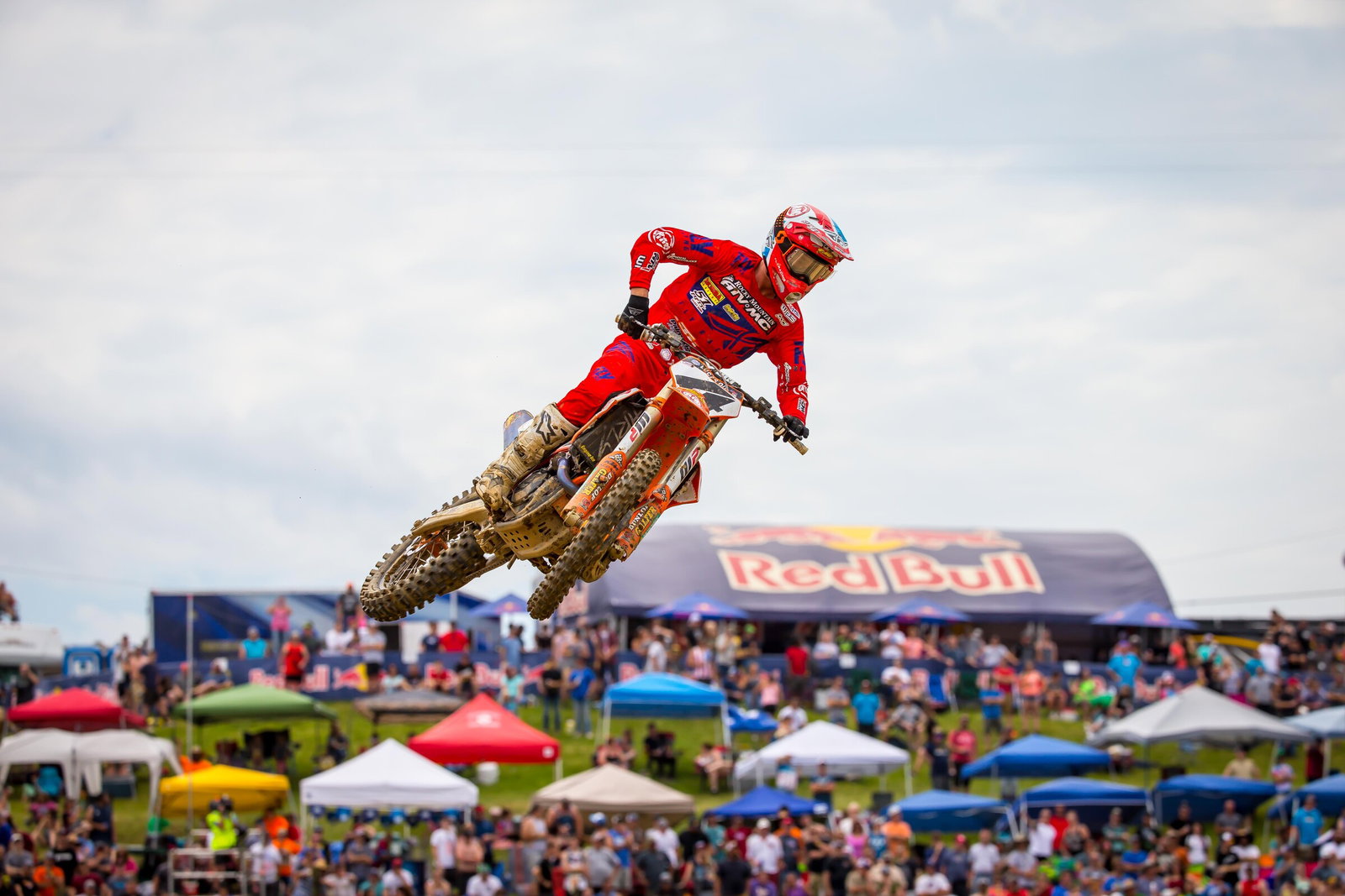 Blake Baggett took his lone moto win in the 2019 the Lucas Oil AMA Pro Motocross Championship at the High Point National.