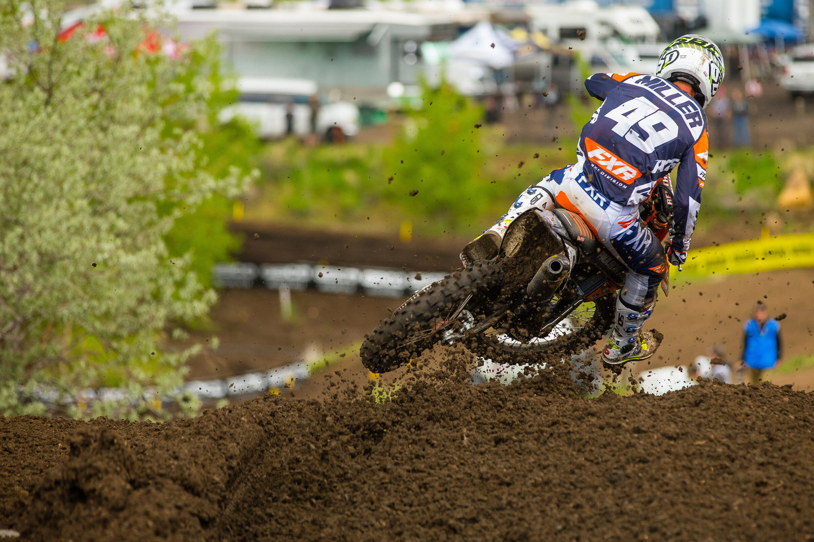 Miller at the 2019 Thunder Valley National.