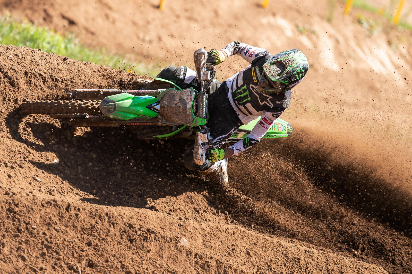 Romain Febvre finished 3-3 for third overall at the MXGP of Latvia.