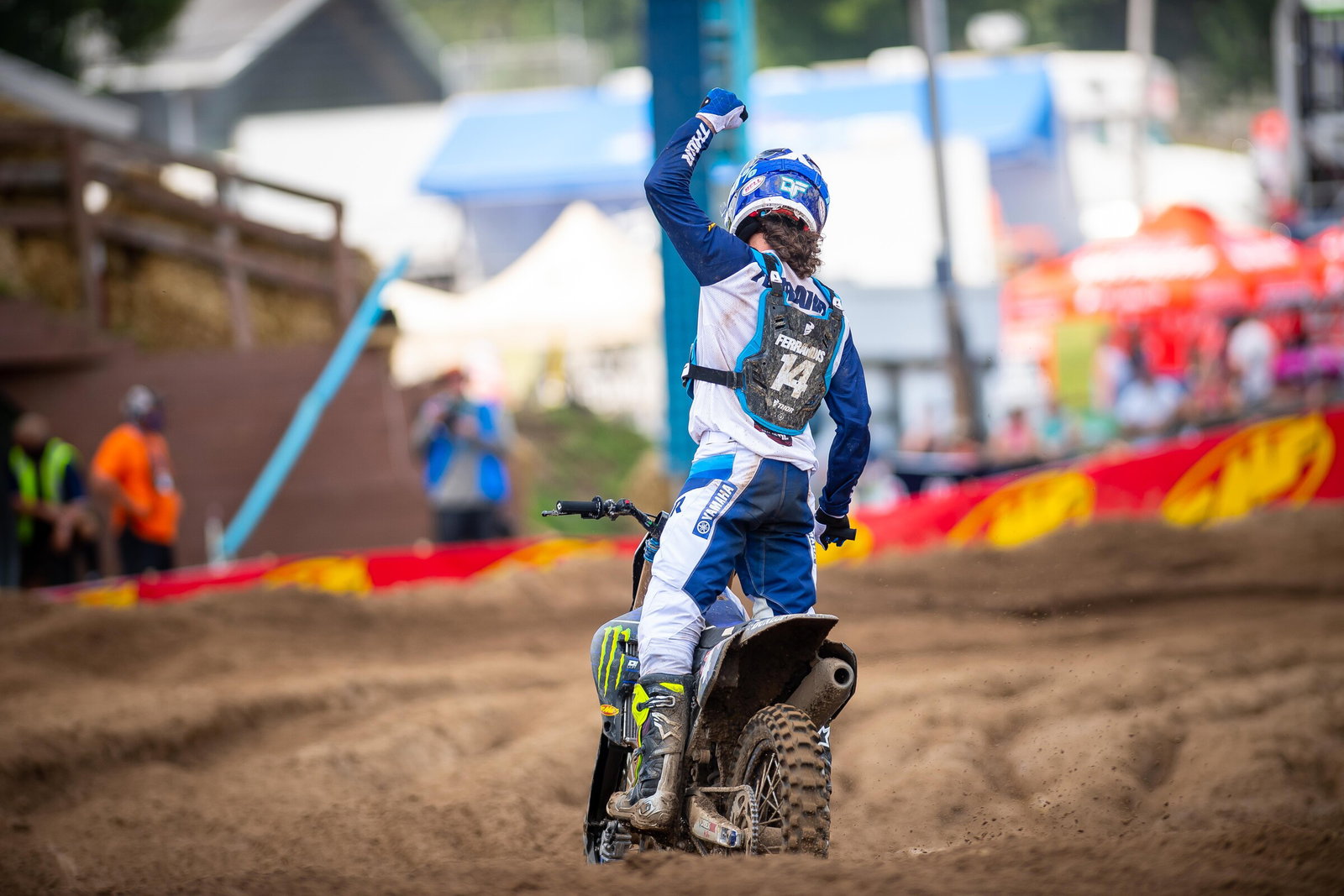 Dylan Ferrandis was unstoppable in his first visit to the Loretta Lynn Ranch.