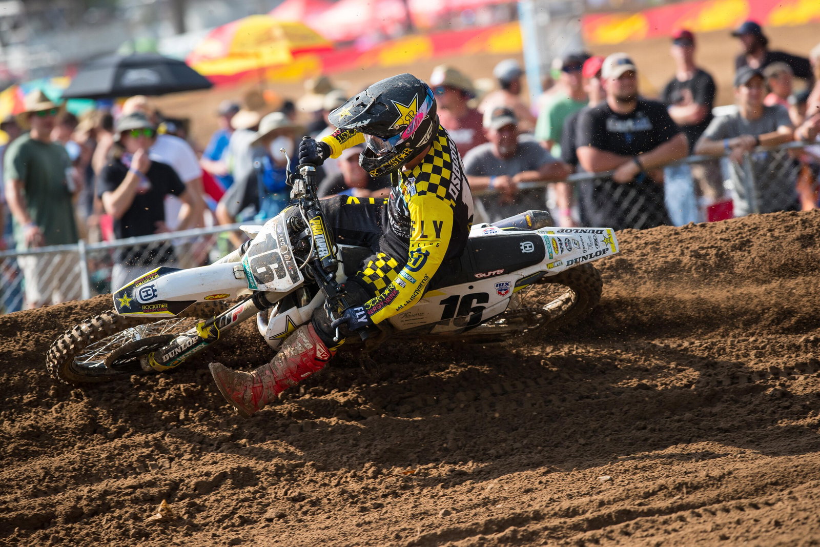 Zach Osborne earned his second-ever 450 Class moto win during the second moto at the 2020 pro motocross opener.