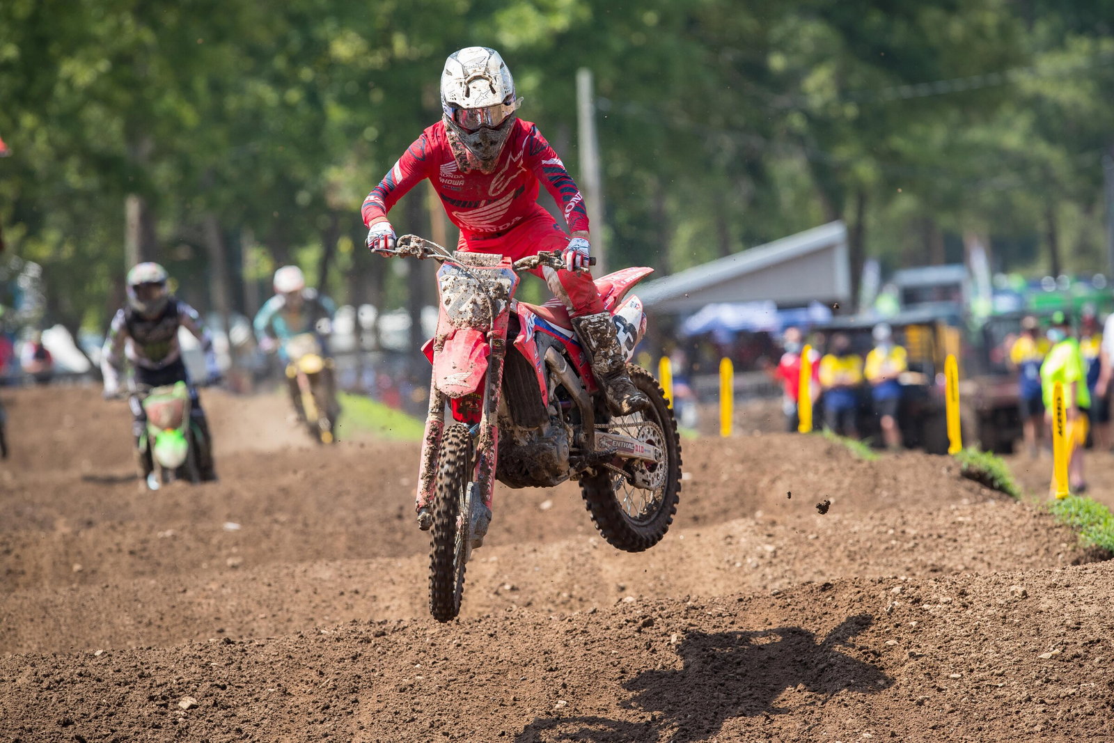 Sexton on his new Honda HRC CRF450R.