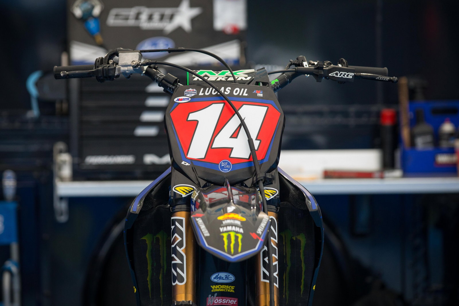 Dylan Ferrandis has some familiar red on his bike this weekend as well.