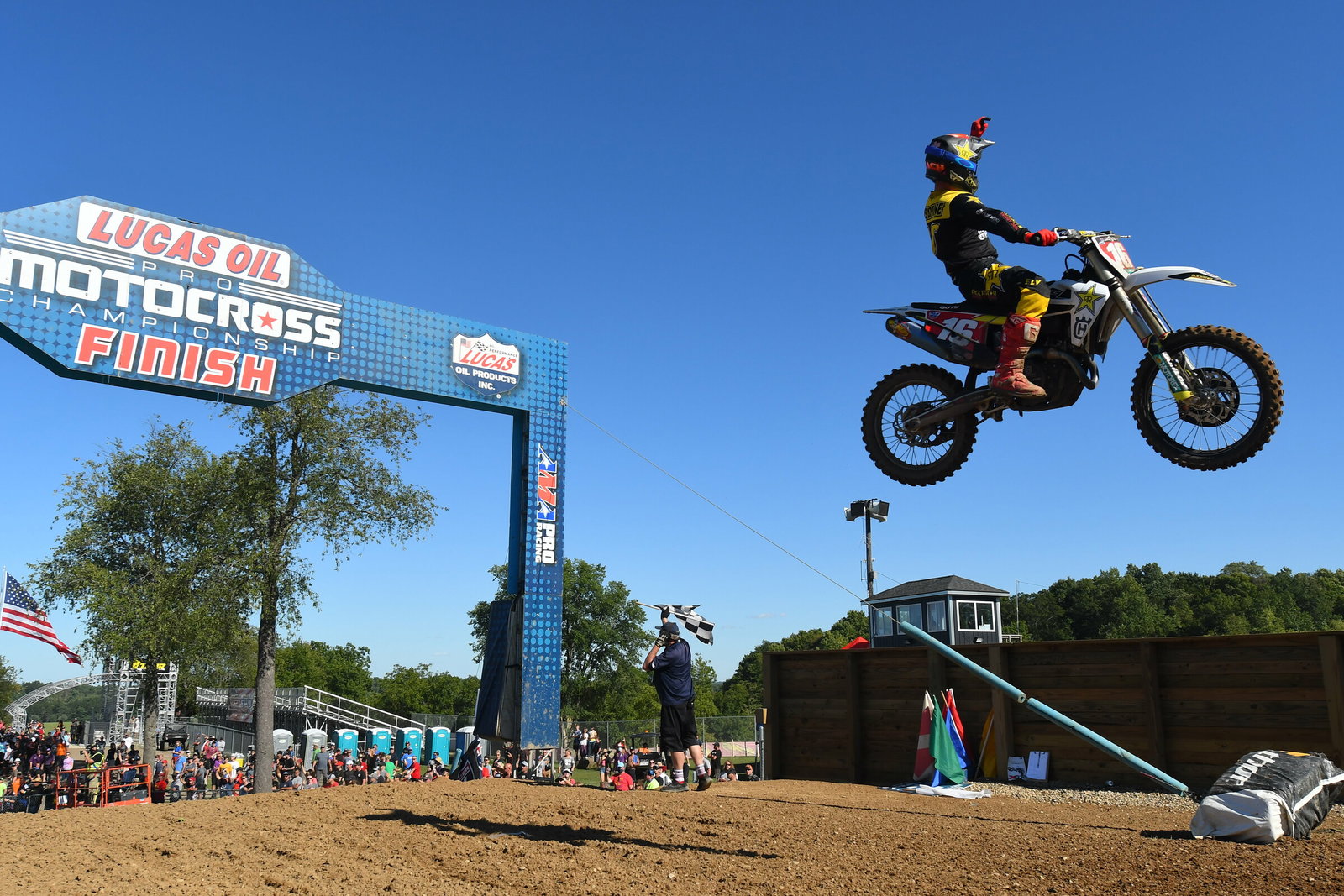 Sweep alert! Zacho takes both 450 Class moto wins to earn his third overall of the championship.