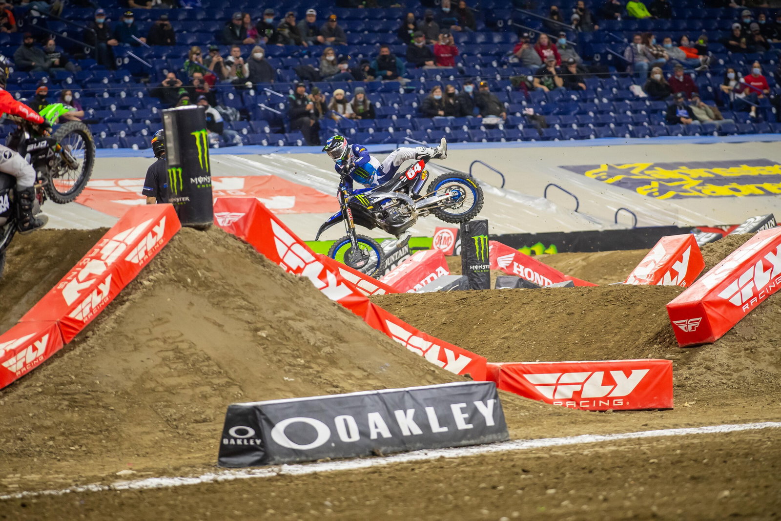 Colt Nichols caught mid-crash by our photographers.