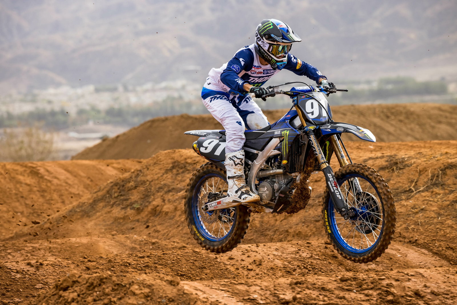 Thrasher during the Monster Energy/Star Yamaha Racing team shoot in December.