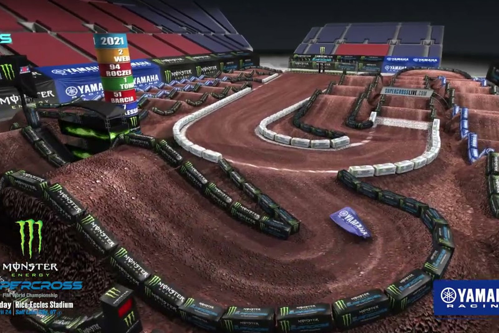 Salt Lake City 1 Animated Track Map