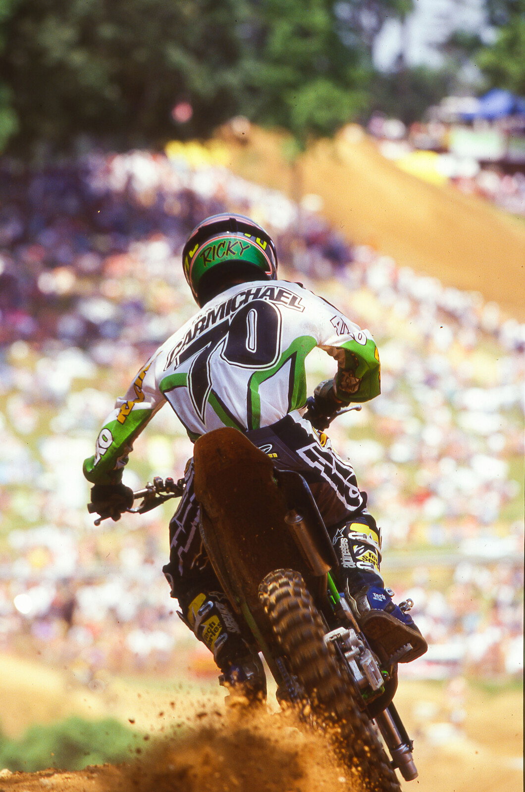 Ricky Carmichael at Budds Creek Motocross Park in 1997.