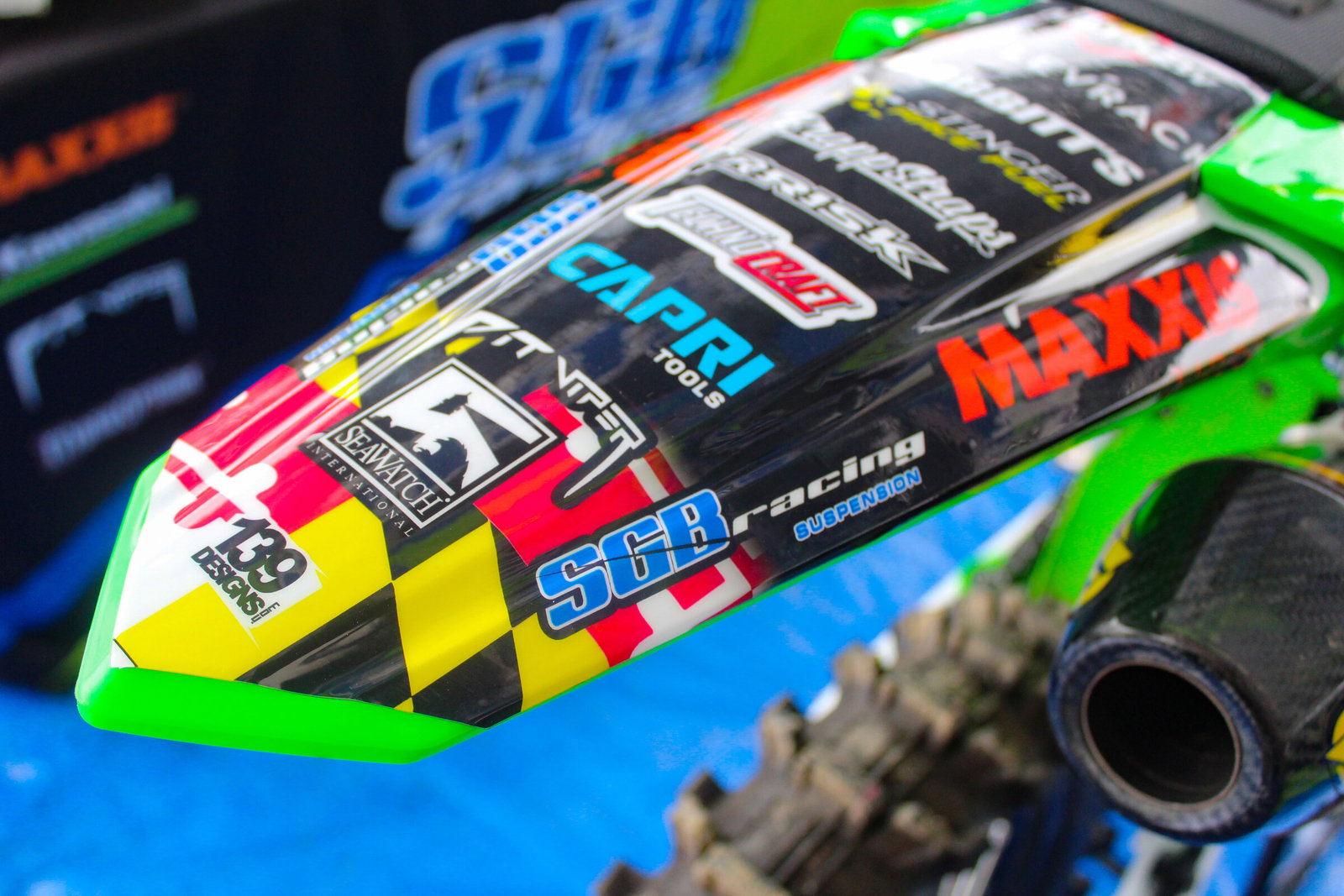 The SGB Racing/Maxxis/Babbitt&rsquo;s Kawasaki's MD touch this weekend.