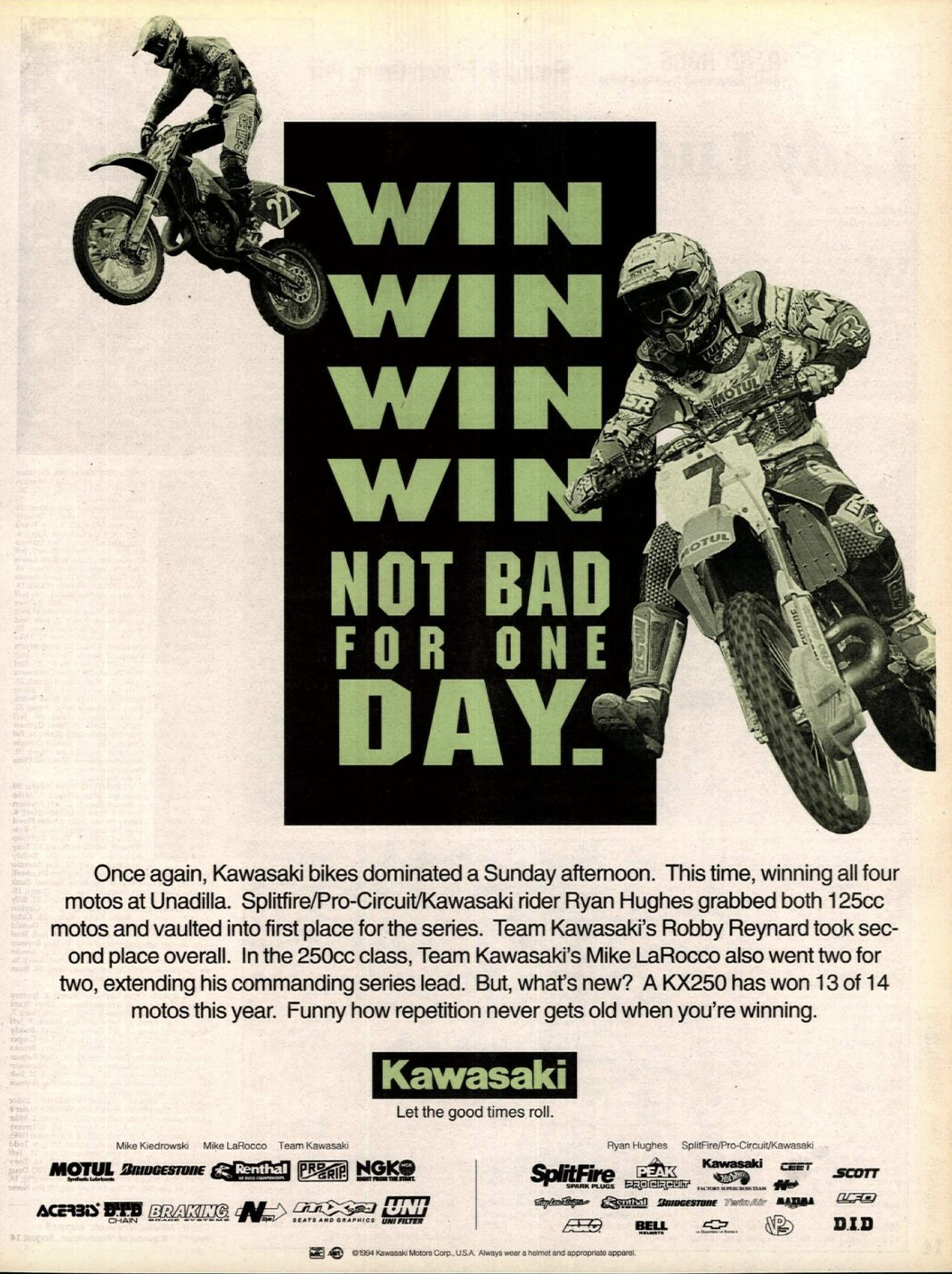 Mike LaRocco in Cycles News.