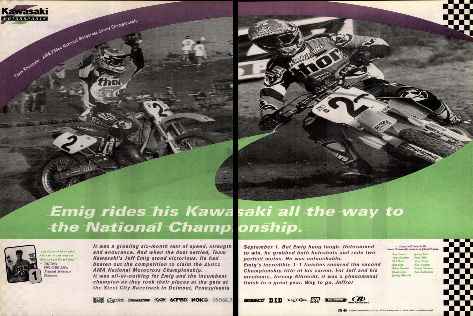50 Years of Pro Motocross: 1996