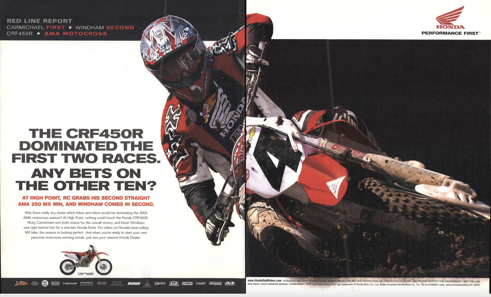 Ricky Carmichael in Cycle News.
