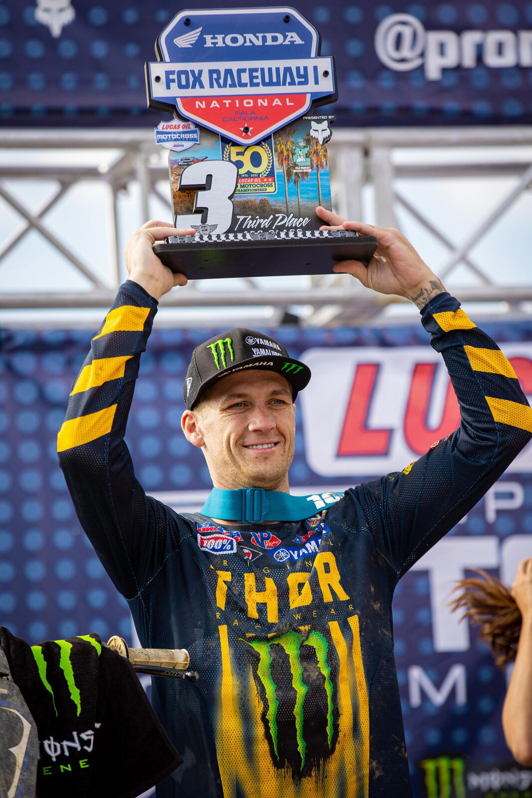 Christian Craig earned his first career 450 Class overall podium finish at the opening round of 2022.