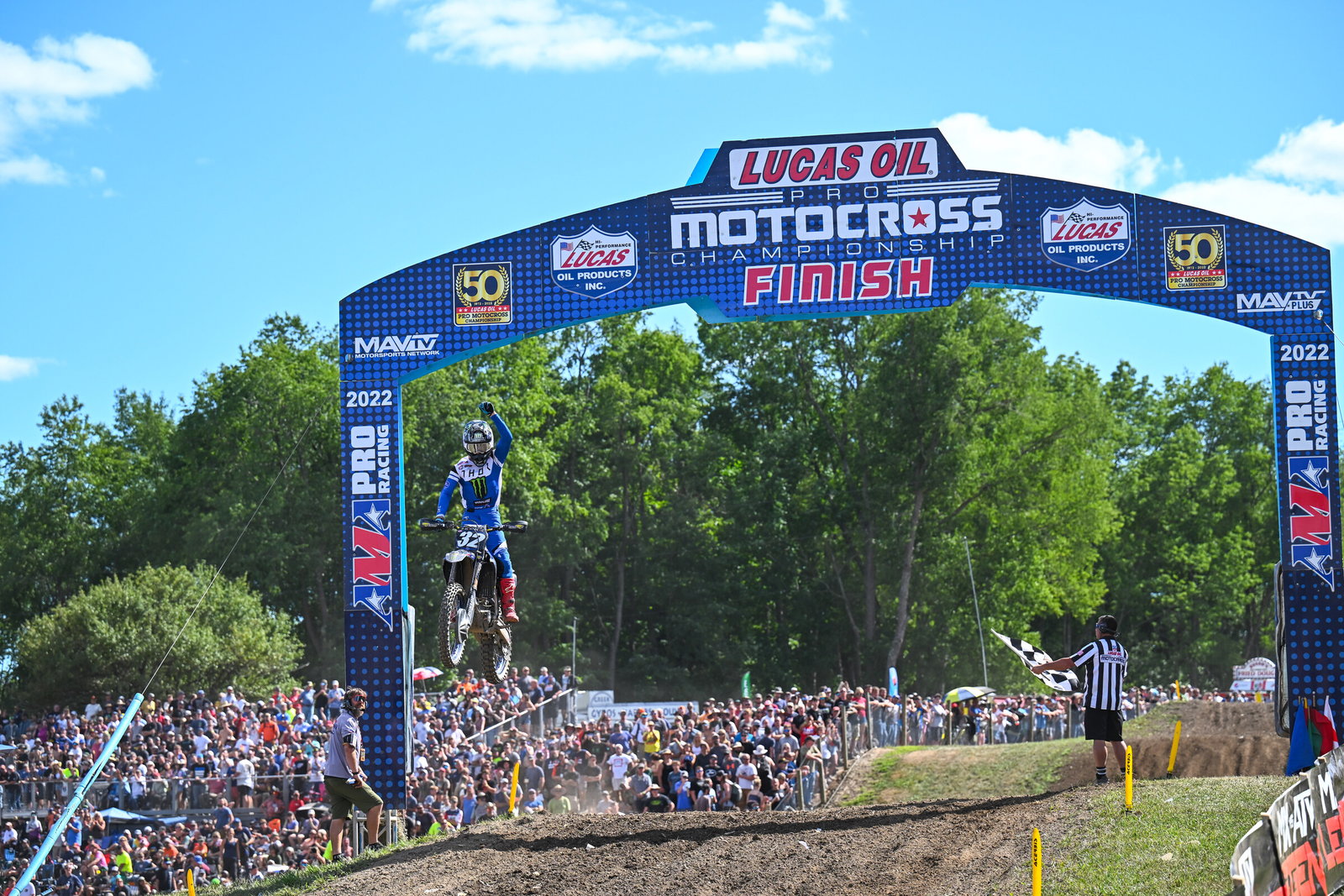 Justin Cooper won moto two...