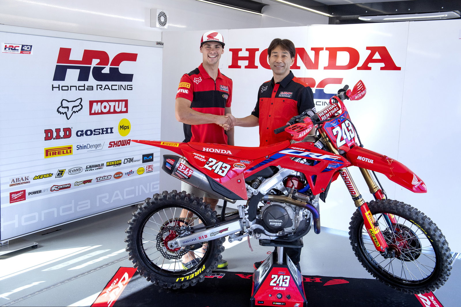 Honda HRC Signs Tim Gajser & Rubén Fernández to Multi-Year Deals
