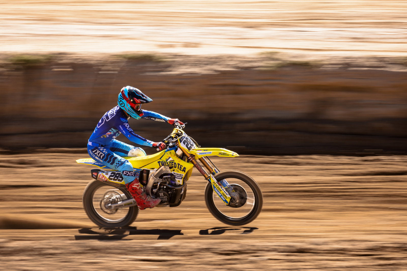 Keefer Tests Marshal Weltin's Twisted Tea/HEP Motorsports Suzuki