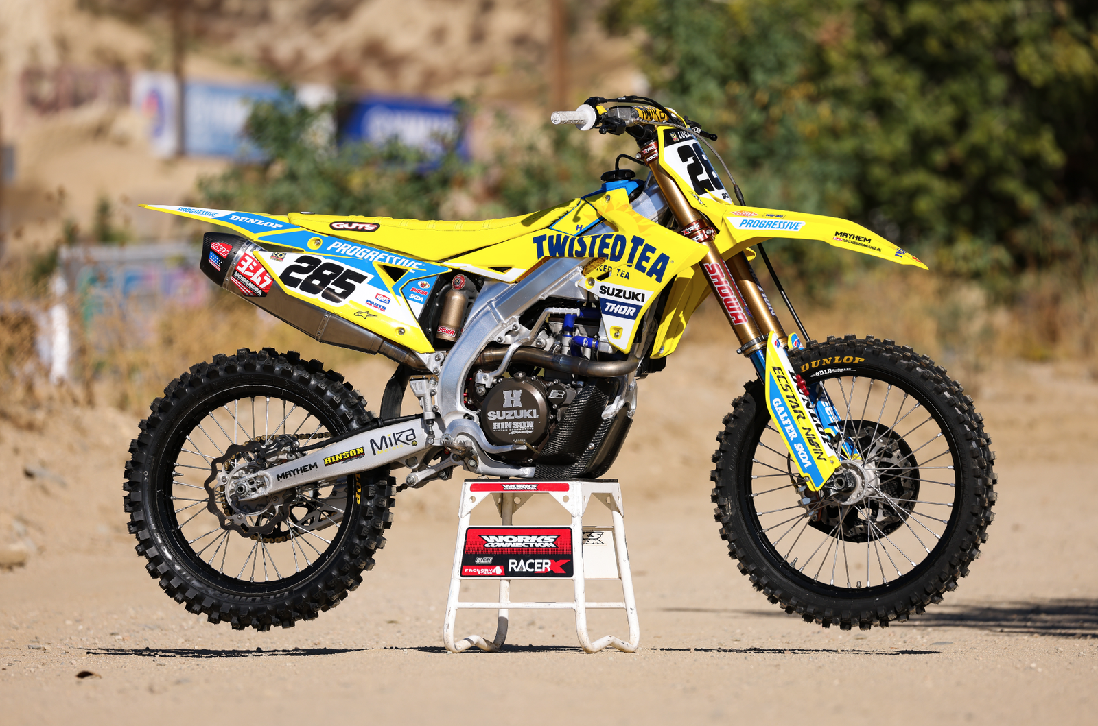 Keefer Tests Marshal Weltin's Twisted Tea/HEP Motorsports Suzuki
