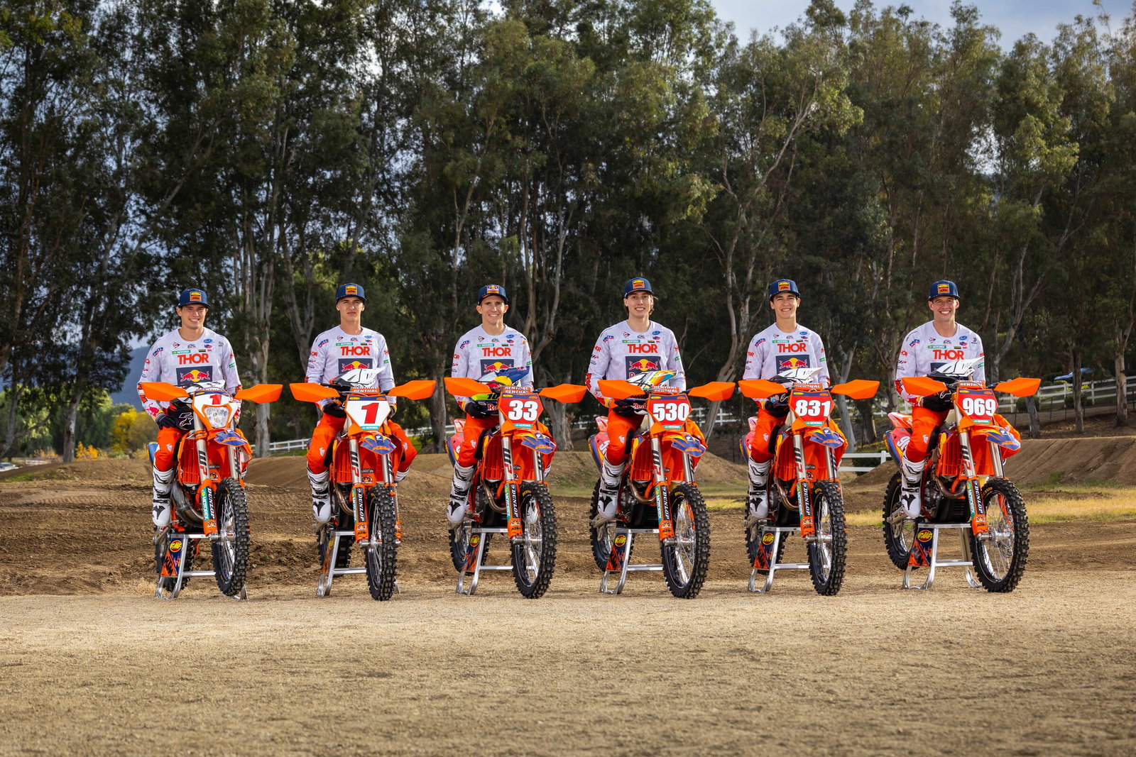 3 on 3: KTM Group Off-Road Rosters