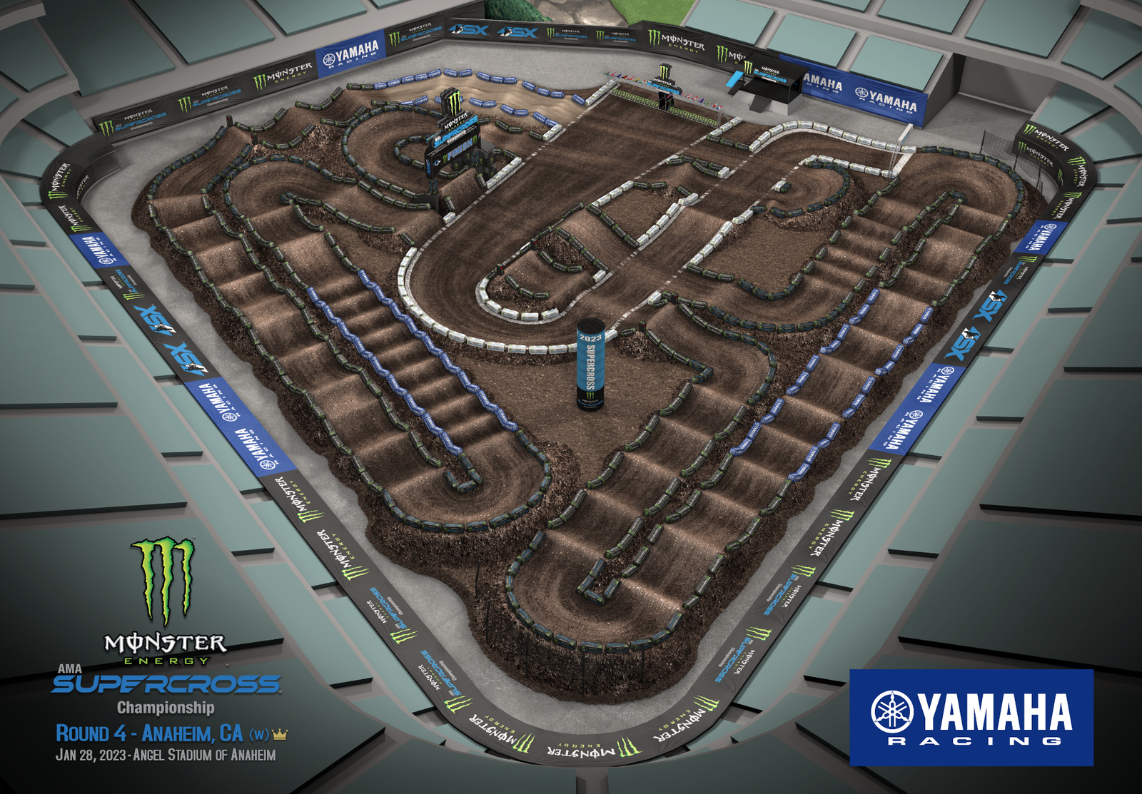 Anaheim 2 Supercross Animated Track Map, Preview with Cade Clason