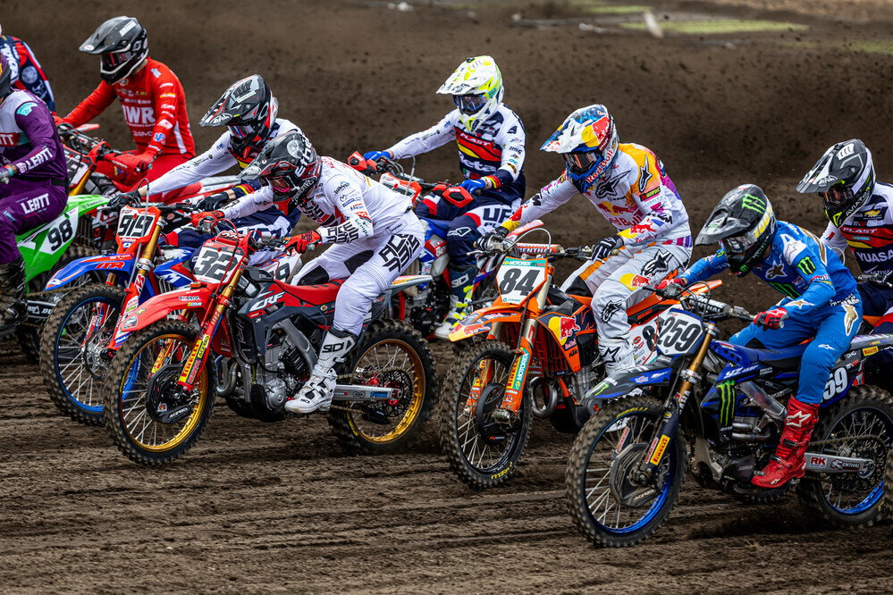 Herlings (84) was tenth in Saturday's qualifying race but was the runner-up on Sunday's Grand Prix.