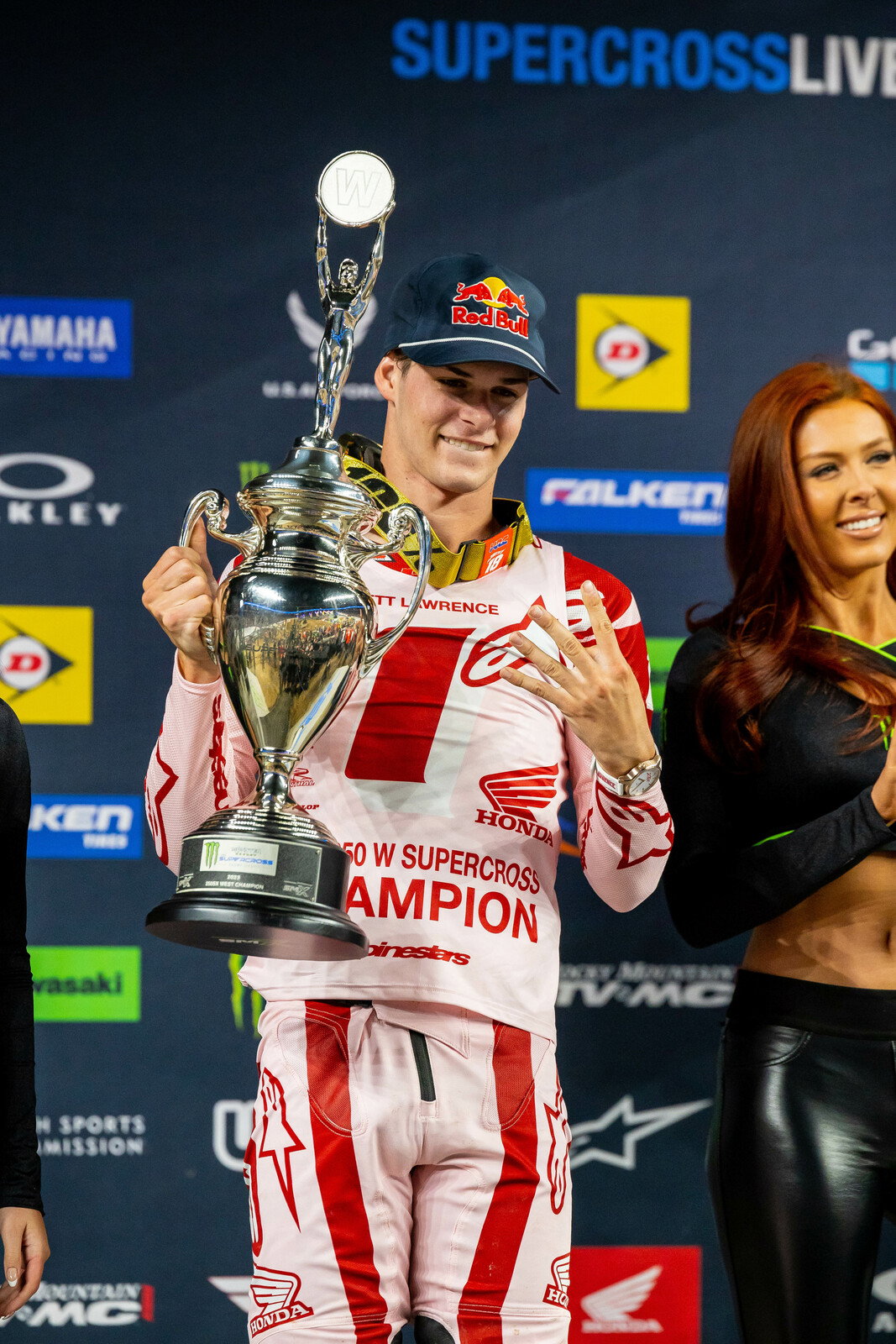 If you're counting, that's four combined MX and SX championships for Jett Lawrence.