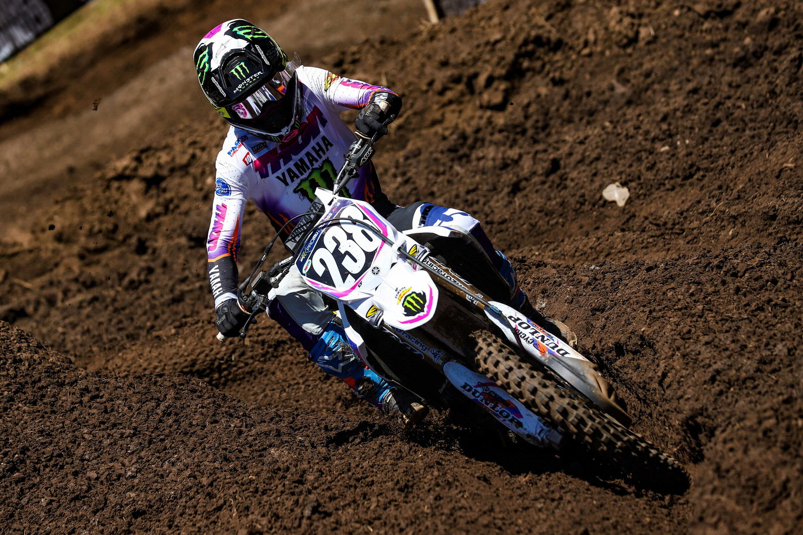 Haiden Deegan earned the moto win in the first 250 Class moto at the Washougal National.