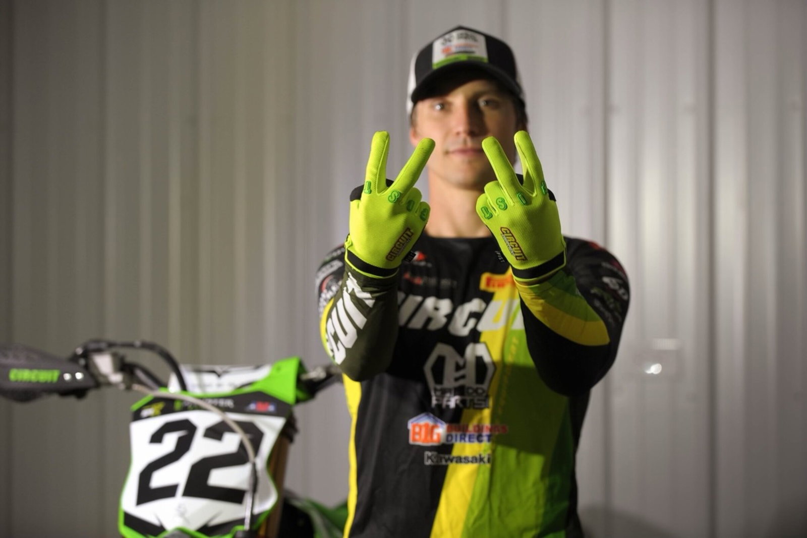 Fredrik Noren Returns to Madd Parts Kawasaki Team for 2024 SX, MX