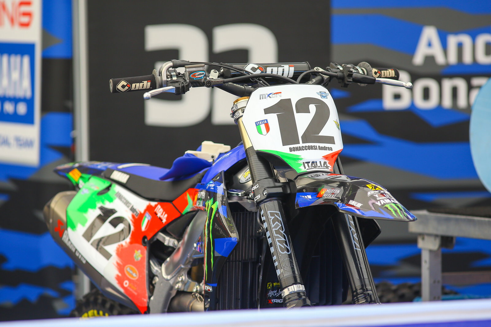 Andrea Bonacorsi's YZ450F for Team Italy.