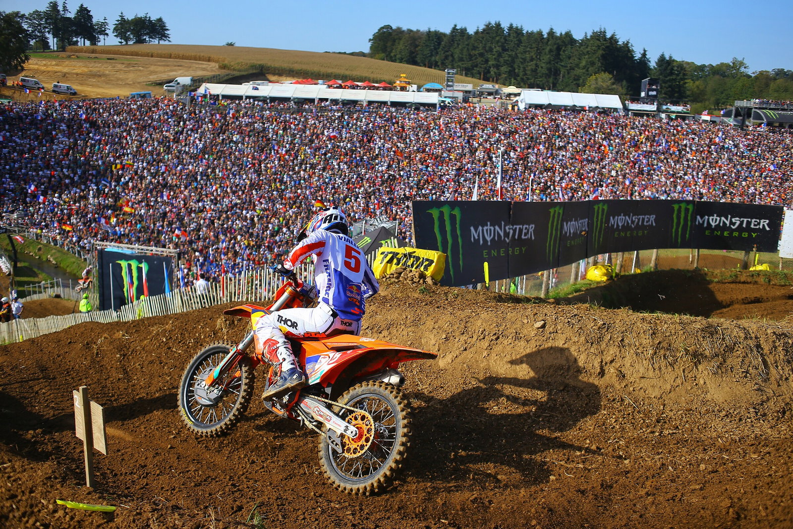 Tom Vialle had just a bit of a fan club along with him pushing him to Saturday's MX2 victory.