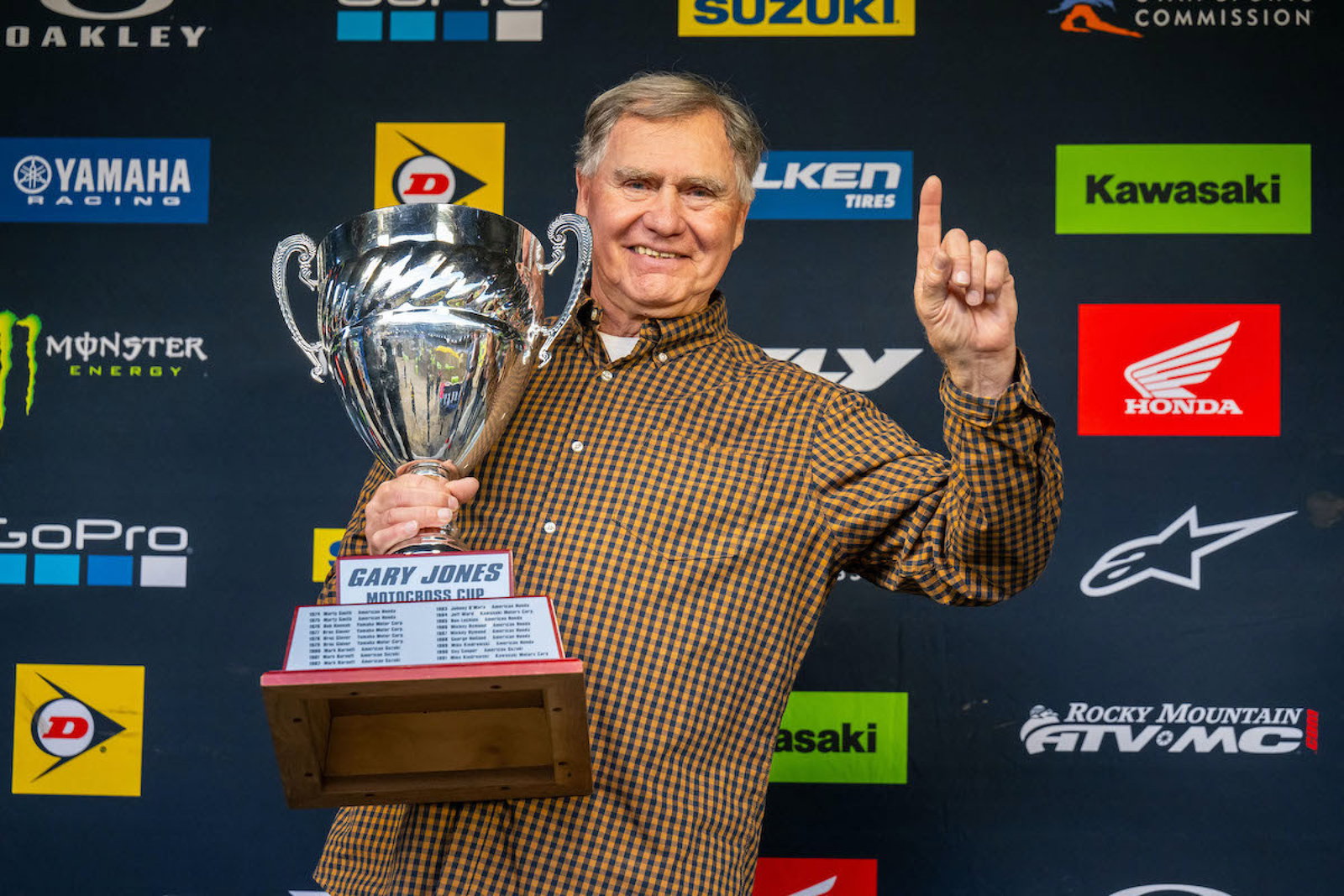 Inaugural Pro Motocross 250cc Champion Gary Jones Awarded with Namesake Trophy
