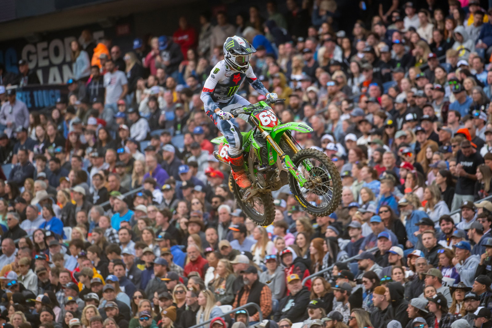 McAdoo suffered a crash with Logan Leitzel in qualifying in Nashville, and that resulted in a shoulder injury. He toughed it out in his heat race to make the main but was ultimately unable to finish the race.
