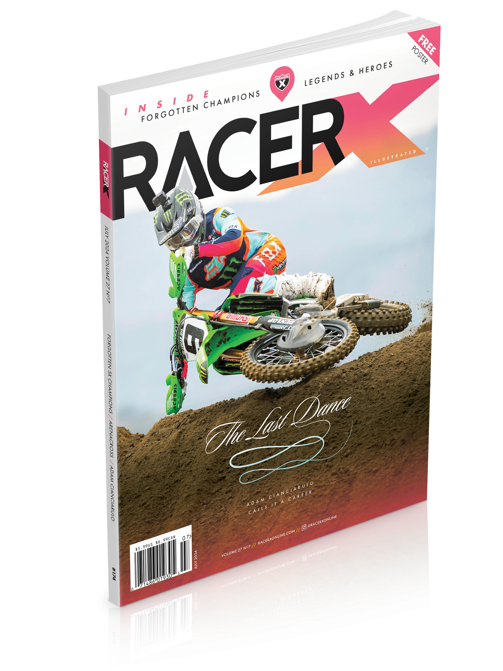 The July 2024 Issue of Racer X Illustrated Motocross Magazine