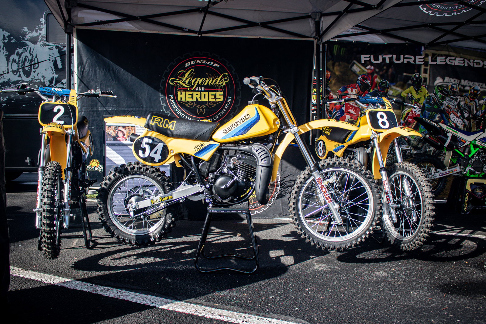 Three 1982 Suzuki RM80 Tribute Bikes - Racer X