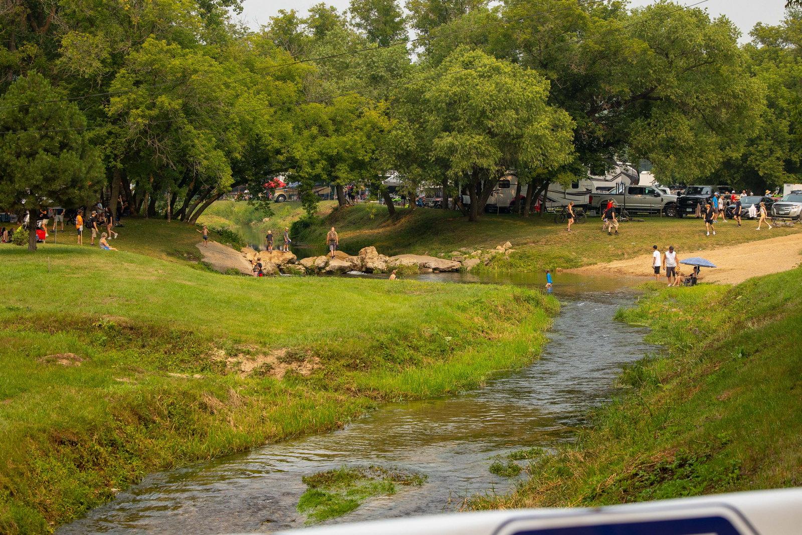 When the temps rise, you will find many fans cooling off in Spring Creek.&nbsp;