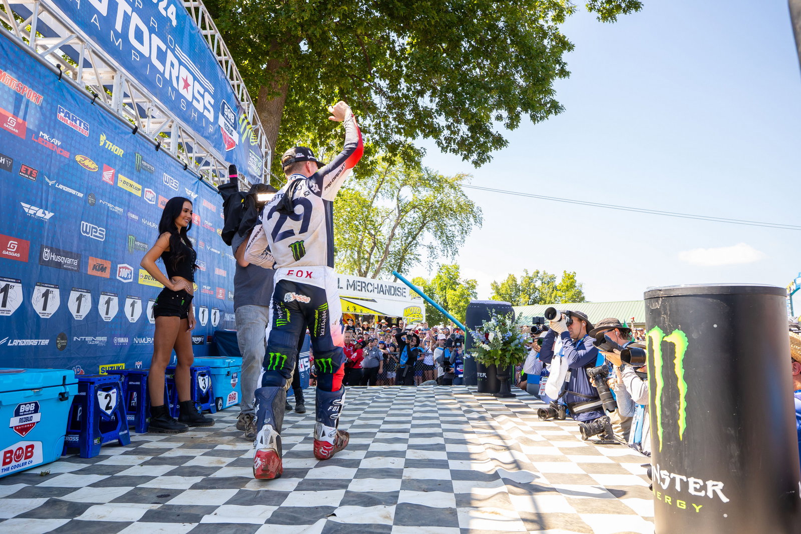 Ty Masterpool earned his second career 250 Pro Motocross moto win and second overall podium at the 2024 RedBud National.