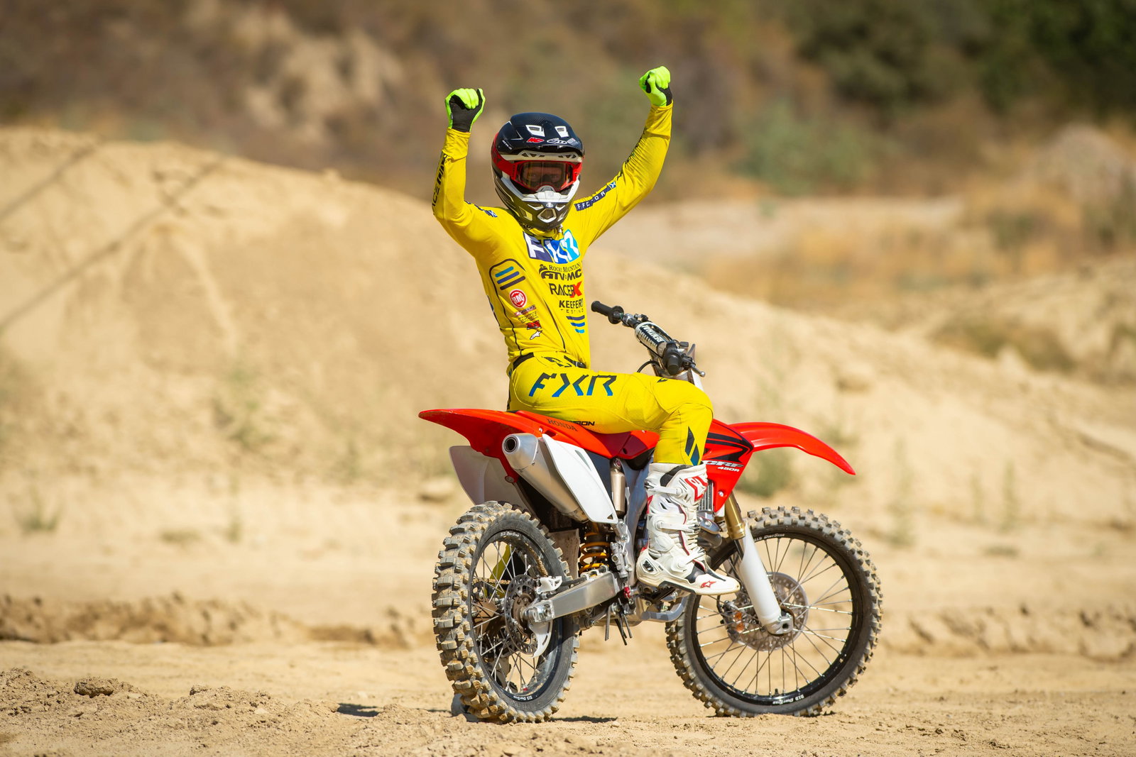 Kris Keefer on the 2007 Honda CRF450R.