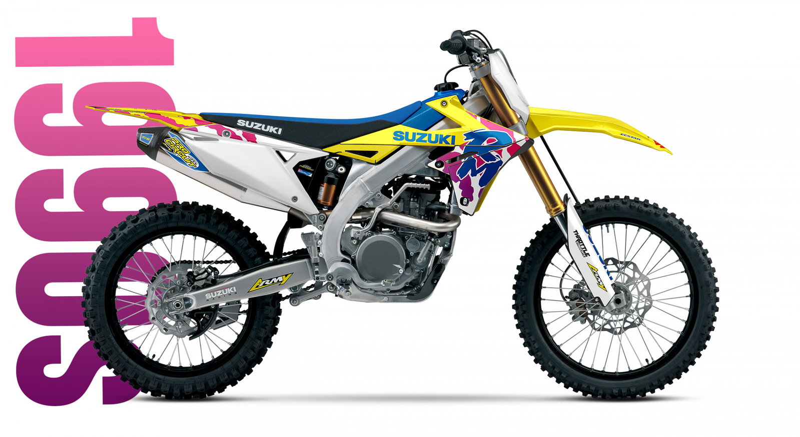 IU Real 限定盤 Retro Graphics as Suzuki Launches 50th Anniversary RM-Z - Racer X