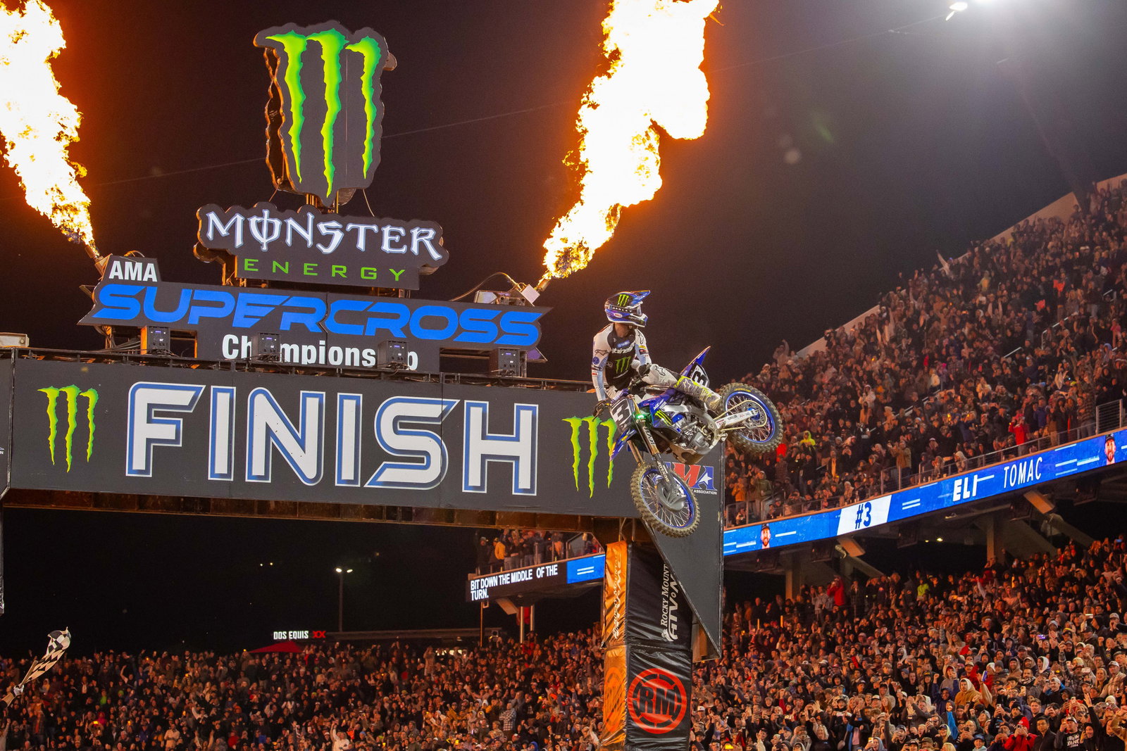 2025 San Diego Supercross Round Two Full 250SX & 450SX Results