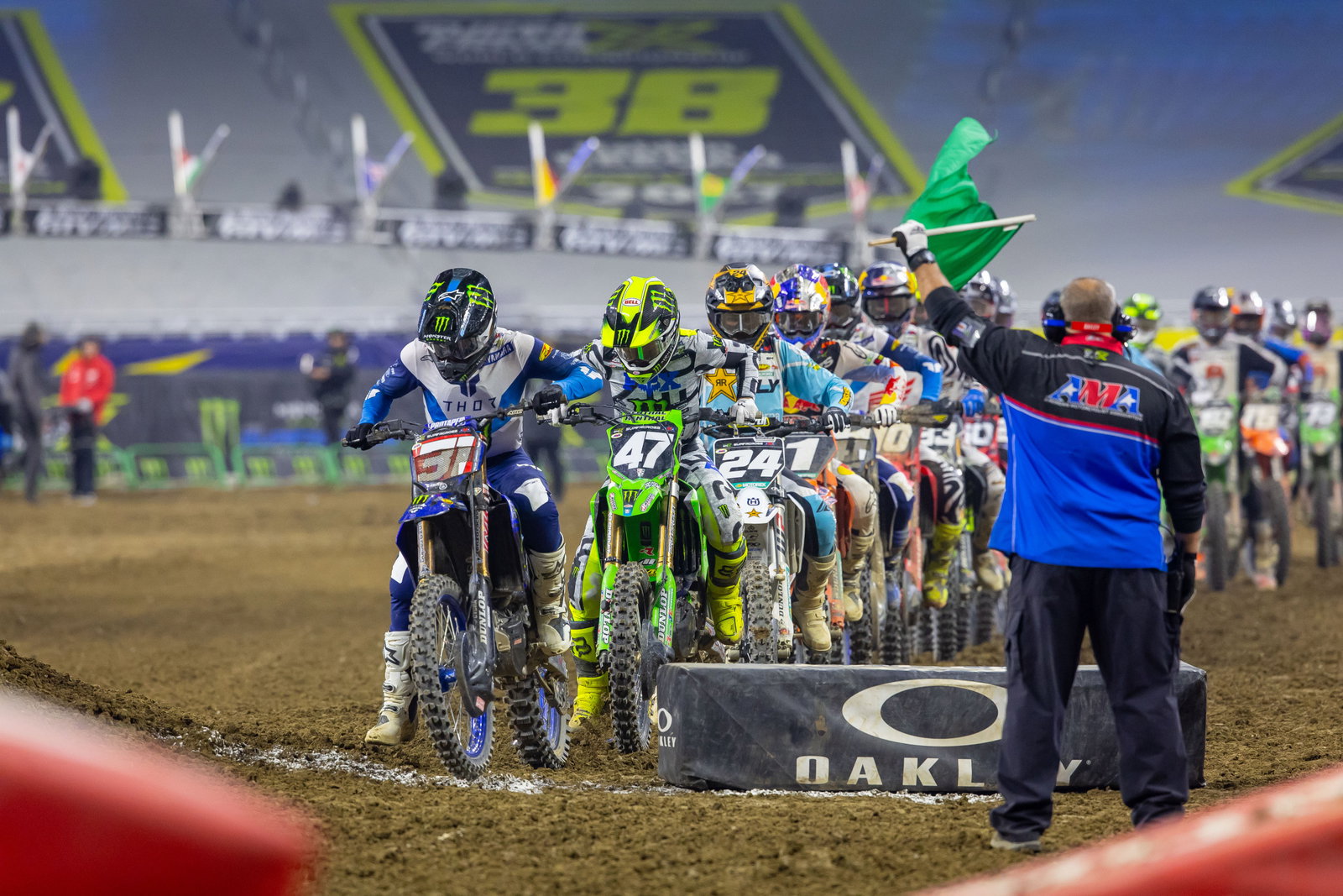 What is the Rule on Late-Race Red Flags and Restarts? Detroit 250SX Main Event Incident Explained
