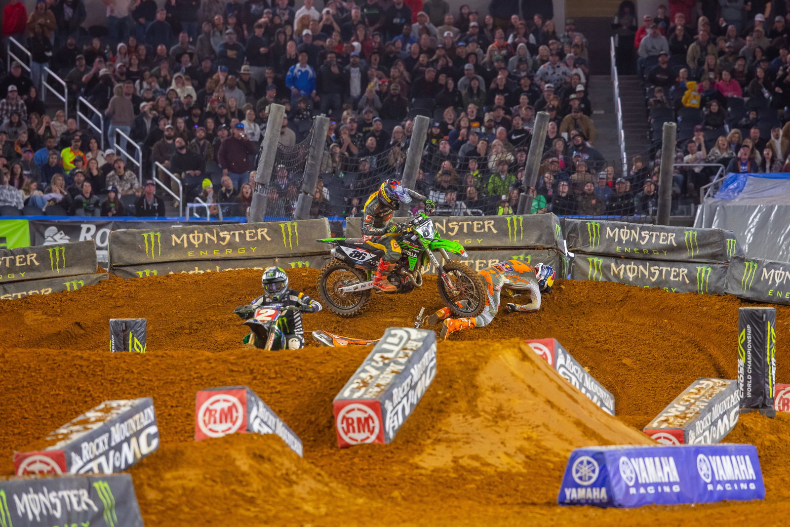 This isn't what Chase Sexton was hoping for on the final lap.