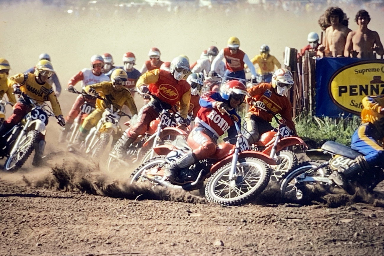 And here's a shot of #255 Don Kudalski there in 1976...