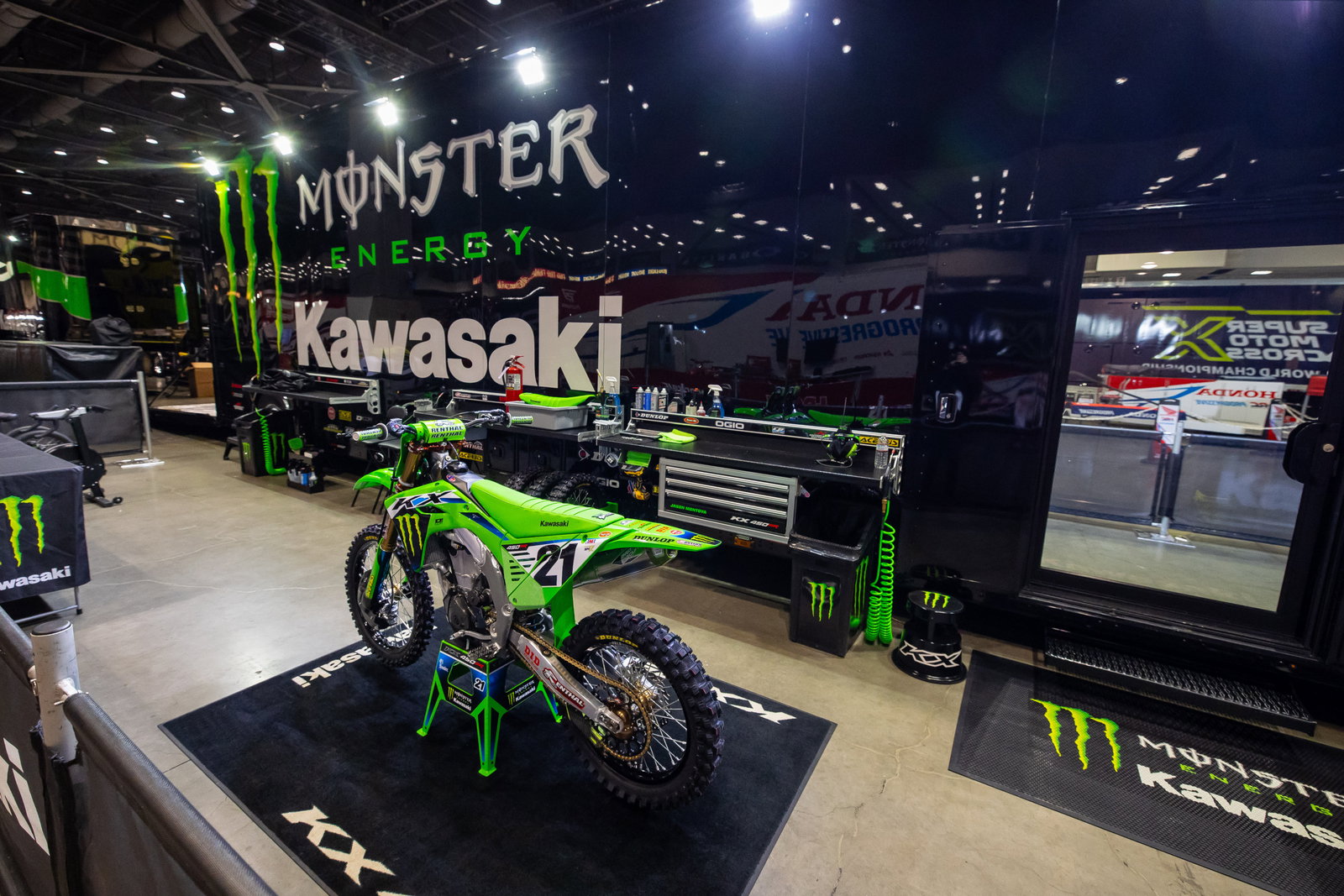 Jason Anderson's #21 machine will remain parked for the rest of supercross.