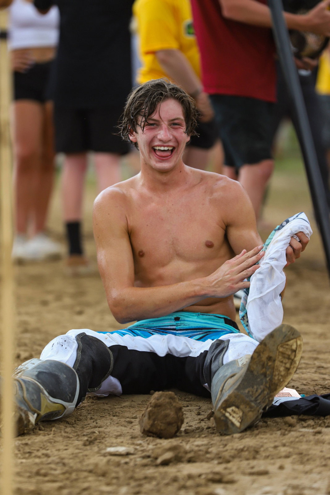 Hawkins in his final go at the Monster Energy AMA Amateur National Motocross Championship at Loretta Lynn&rsquo;s Ranch in 2022.