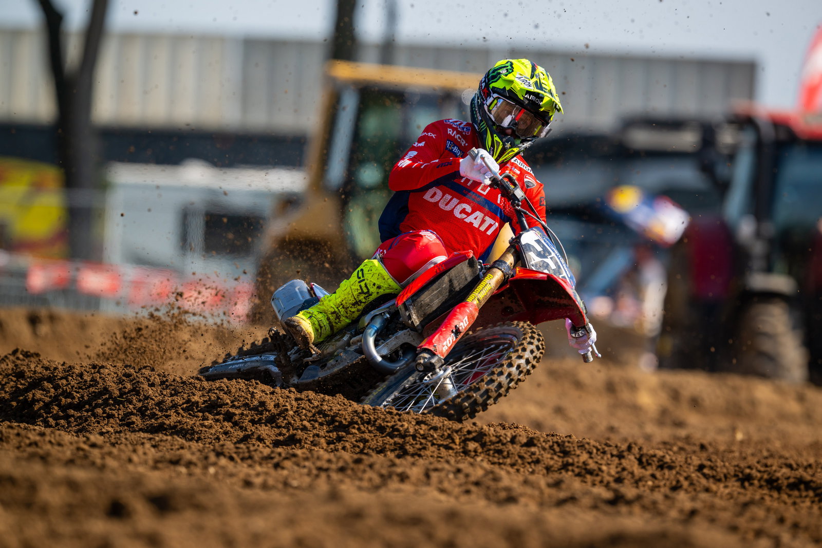 Electrical Issue Ends Antonio Cairoli's Day in Ducati Desmo450 MX