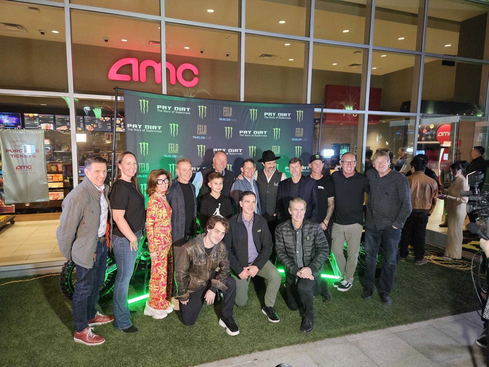 Scenes from the theater premier of Pay Dirt: The Story of Supercross during Anaheim 1 weekend in January.