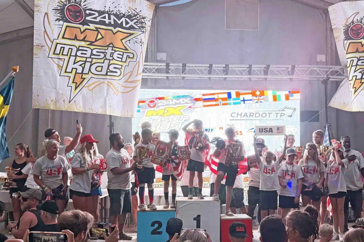 Team USA podium