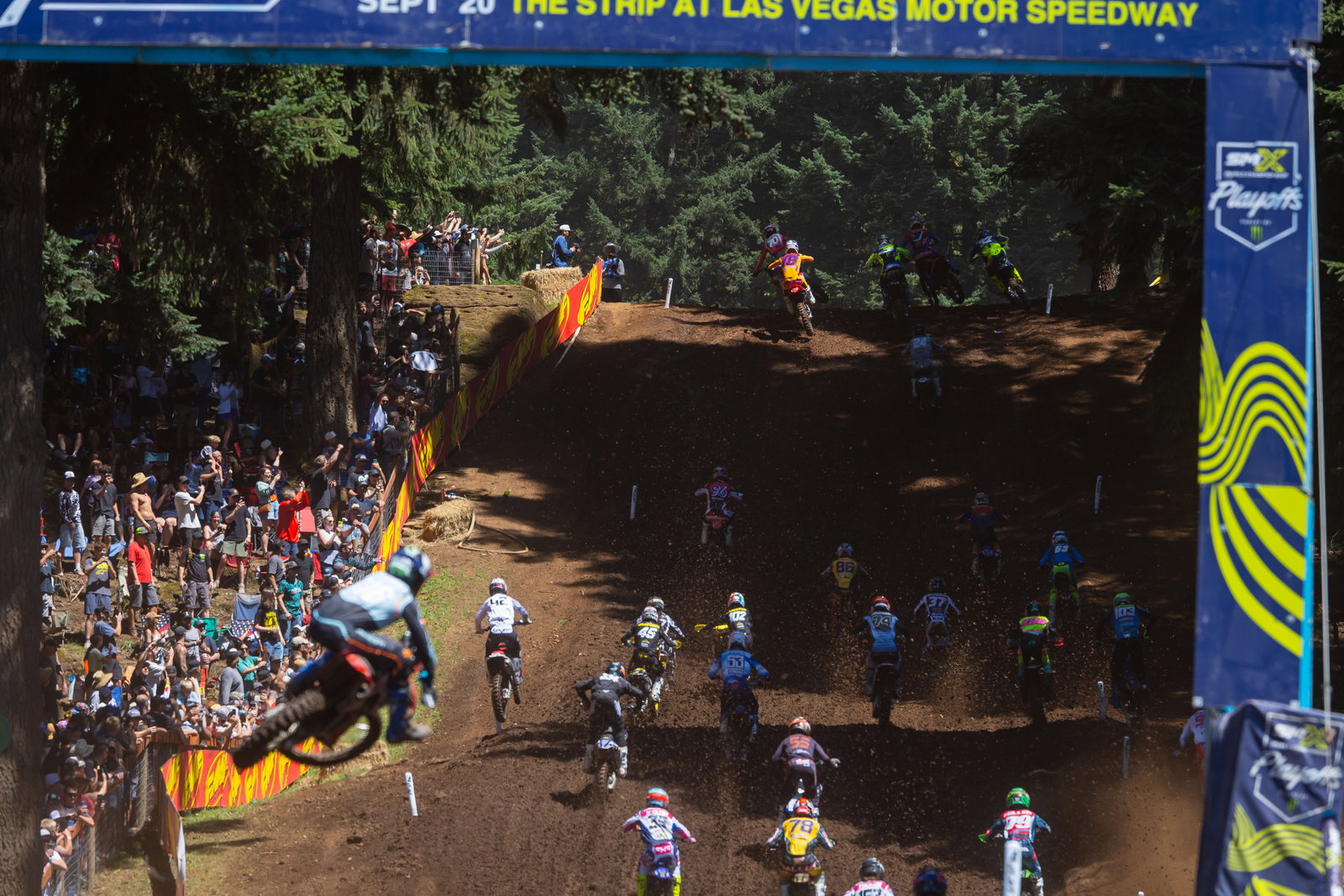 A 450 Class start at the 2025 Washougal National.